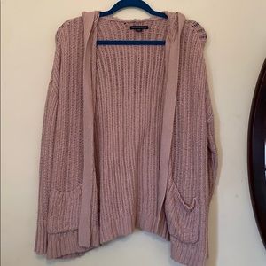 AEO Knot Hooded Cardigan
